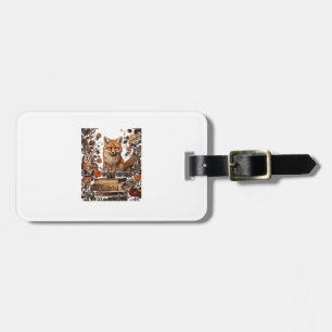 Cottagecore Esthetiek Met Boek Schattig Goblincore Bagagelabel