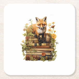 Cottagecore Esthetiek Met Boek Schattig Goblincore Kartonnen Onderzetters