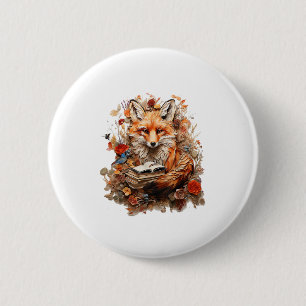 Cottagecore Esthetiek Met Boek Schattig Goblincore Ronde Button 5,7 Cm