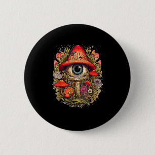 Cottagecore Esthetiek Paddenstoel Goblincore Ontwe Ronde Button 5,7 Cm