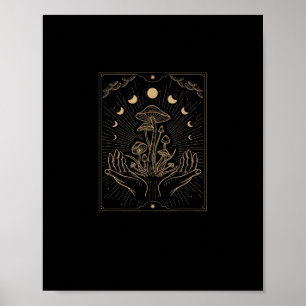 Cottagecore Esthetiek Paddenstoel Goblincore Schim Poster