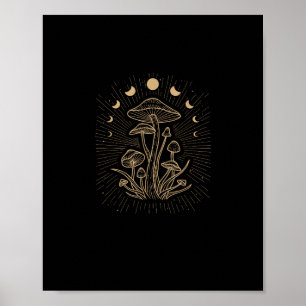 Cottagecore Esthetiek Paddenstoel Goblincore Schim Poster