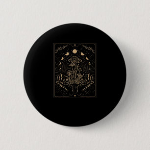 Cottagecore Esthetiek Paddenstoel Goblincore Schim Ronde Button 5,7 Cm