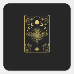 Cottagecore Esthetiek Paddenstoel Mot Goblincore A Vierkante Sticker