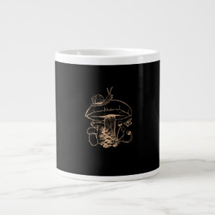 Cottagecore Esthetiek Paddenstoel Slak Goblincore  Grote Koffiekop