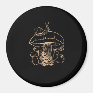 Cottagecore Esthetiek Paddenstoel Slak Goblincore Magneet