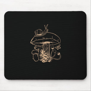 Cottagecore Esthetiek Paddenstoel Slak Goblincore  Muismat
