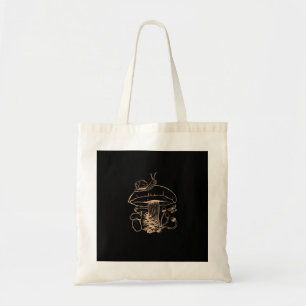 Cottagecore Esthetiek Paddenstoel Slak Goblincore Tote Bag