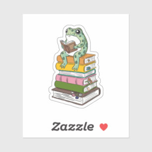 Cottagecore Esthetische Pad Geschenk Boekliefhebbe Sticker