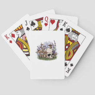 Cottagecore Esthetische Paddenstoelenman Goblincor Pokerkaarten