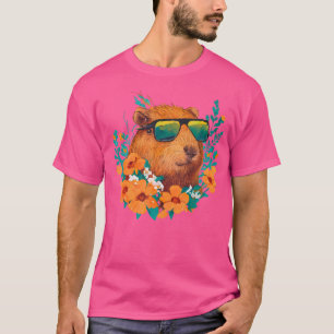 Cottagecore Esthetische Zonnebril Capybara Funny R T-shirt