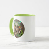 Cottagecore Fairy Frog Mok (Voorkant links)