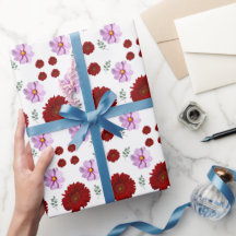 Cottagecore floral bouquet wallpaper