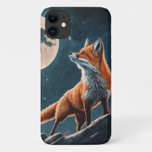 Cottagecore Floral Fox Esthetische Gothic Bos Meis Case-Mate iPhone Case
