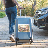 Cottagecore Floral Patchwork Quilt Watercolor Sticker (Koffer Insitu)