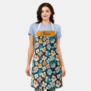 Cottagecore Floral Schort in blauw en geel – Vint
