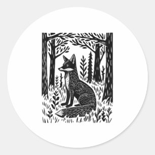 Cottagecore Forestcore Goblincore Bos Bosland Ronde Sticker