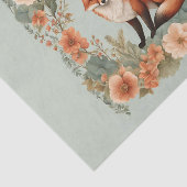 Cottagecore Fox Decoupage Tissuepapier (Detail)