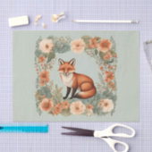Cottagecore Fox Decoupage Tissuepapier (Craft)