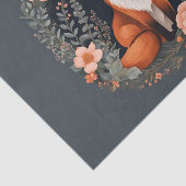 Cottagecore Fox Decoupage Tissuepapier (Detail)