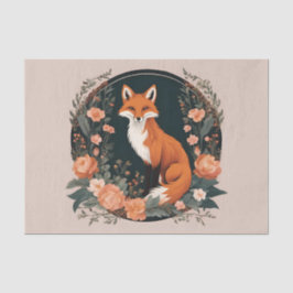 Cottagecore Fox Decoupage Tissuepapier