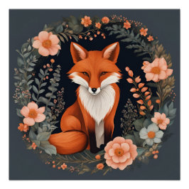 Cottagecore Fox Perfect Poster