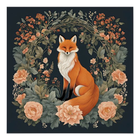 Cottagecore Fox Perfect Poster (Voorkant)