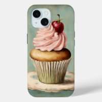 Cottagecore Frans Land Roze Cupcake