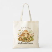 Cottagecore Friends Personalized Tote Bag (Achterkant)