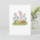 Cottagecore Frog Camping Kaart (Staand voorkant)