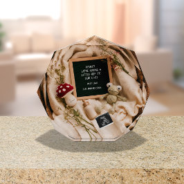 Cottagecore Frog & Mushroom Zwangerschapsaankondig Fotoblokken