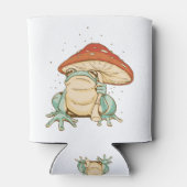 Cottagecore frog with mushroom blikjeskoeler (Achterkant)