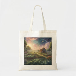 Cottagecore Gezellig klein boerderijtje Moestuin Tote Bag