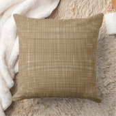 Cottagecore Gingham Kerst Goudgeel Kussen (Deken)