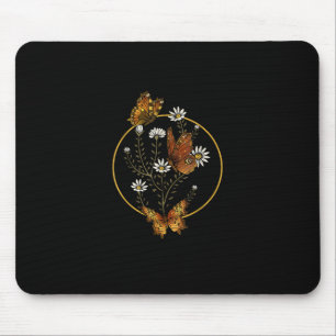 Cottagecore Goblincore Fairycore Grafische Bloem B Muismat