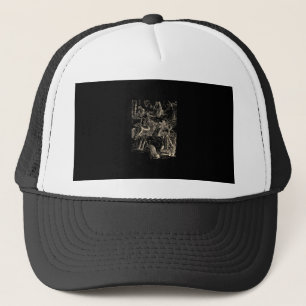 Cottagecore Goblincore Vijver Slak Zwemmende Kikke Trucker Pet