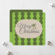Cottagecore groene strepen aangepaste foto Kerstmi