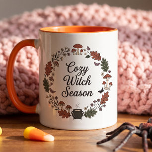 Cottagecore Halloween Beker Heks Koffiemok Cadeau Mok