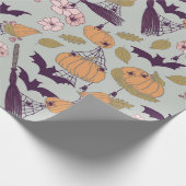Cottagecore Halloween Cadeaupapier (Hoek)