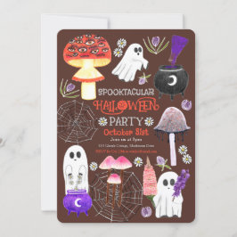 Cottagecore Halloween Ghouls Donker Kaart