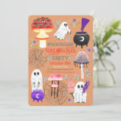 Cottagecore Halloween Ghouls Kaart (Staand voorkant)