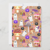 Cottagecore Halloween Ghouls Kaart (Achterkant)