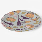 Cottagecore Halloween Papieren Bordje (Gekanteld)