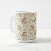 Cottagecore Hedgehog Koffiemok (Voorkant links)