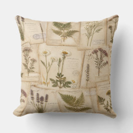 Cottagecore Herbarium Pillow Kussen