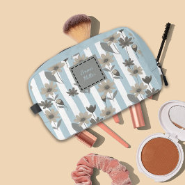 Cottagecore Herfst Bloesems Custom Naam Cosmetisch Toilettasje