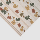 Cottagecore Herfst Patroon Tissuepapier (Detail)