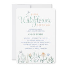 Cottagecore Herfst Wilde Bloem Watercolor Baby Sho