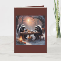 Cottagecore Kerstthee met de stinkdieren