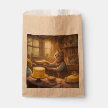 Cottagecore Keuken Kat bakt Verjaardagstaart Citro